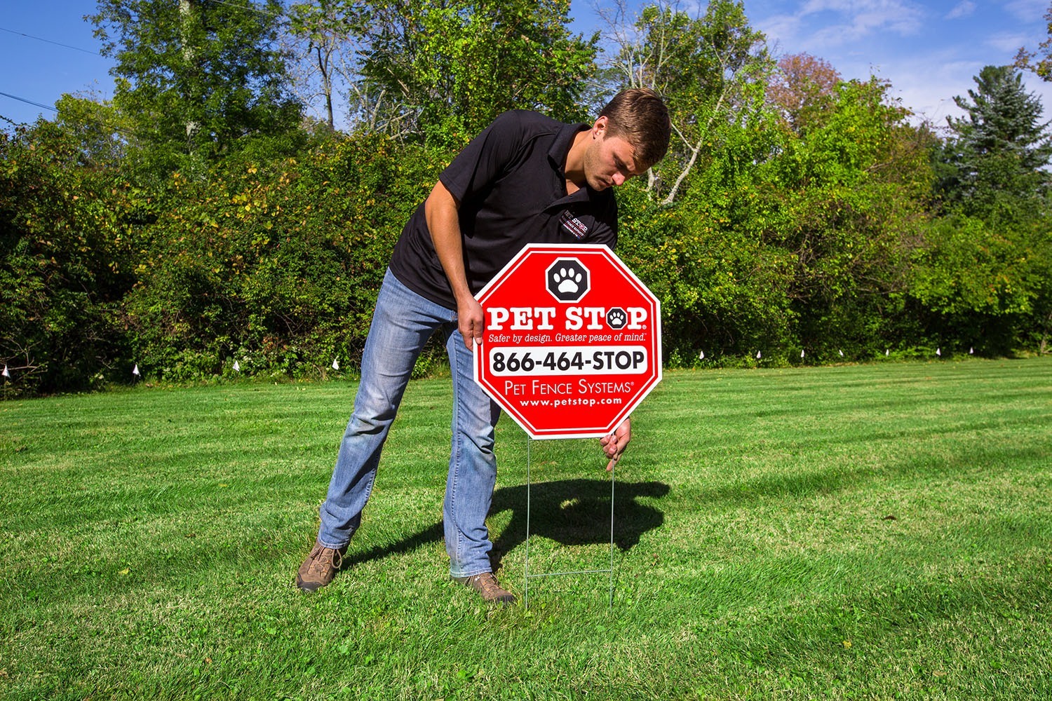 Pet stop outlet underground fencing